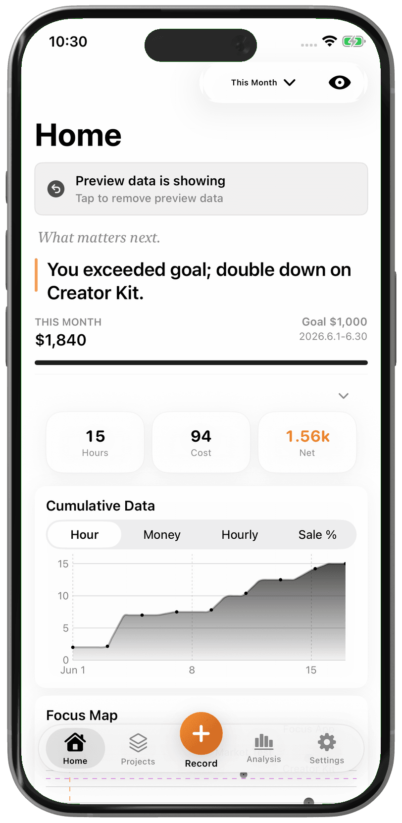 SideProject app preview